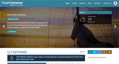 Desktop Screenshot of peoplesweather.com